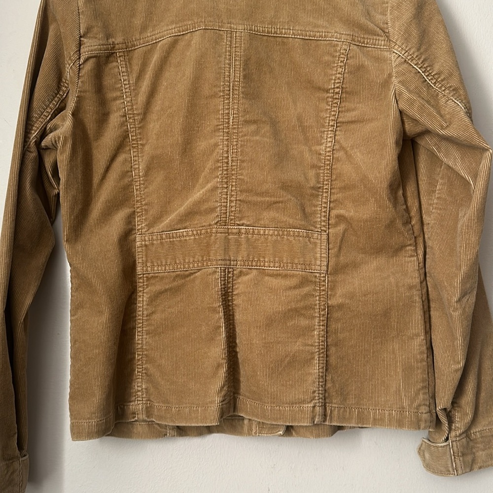 Eddie Bauer Tan Button Up Corduroy Jacket Size Medium - Picture 8 of 11